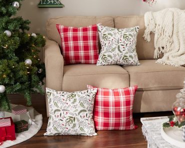 Christmas Throw Pillow Cover Collection (4 Pack) – Only $9!