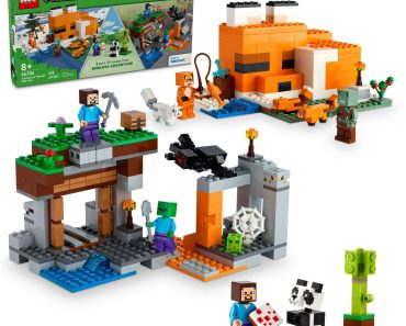 LEGO Minecraft Gift Set, 3 Imaginative Building Sets in 1 Box – Only $20!