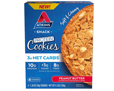 Atkins Peanut Butter Protein Cookie, 4 Count – Just $5.77!