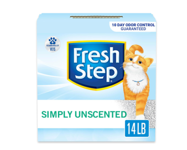 Fresh Step Clumping Cat Litter, Unscented, 14 lb – Just $4.35!