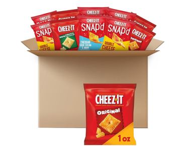 Cheez-It Cheese Crackers, Variety Pack, 42 Pouches – Just $14.69!