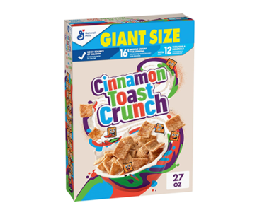 Original Cinnamon Toast Crunch Breakfast Cereal, Giant Size Box – Just $3.74!