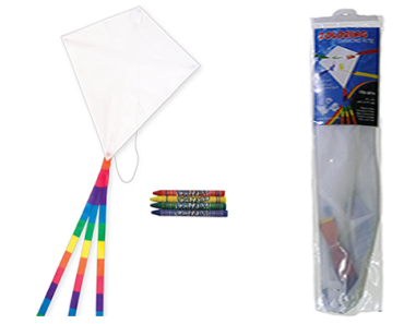 20 Inch Ripstop Fabric Diamond Kite – Coloring Project – Just $8.99!