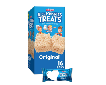 Rice Krispies Treats Crispy Marshmallow Squares, 16 Bars – Just $3.86!