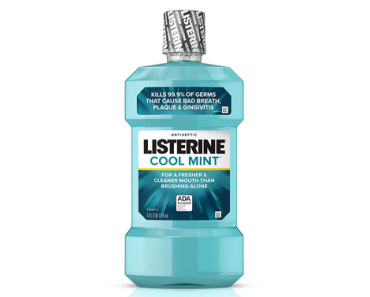 Listerine Zero Alcohol Cool Mint Antiseptic Mouthwash – 1 Liter – Just $5.93!