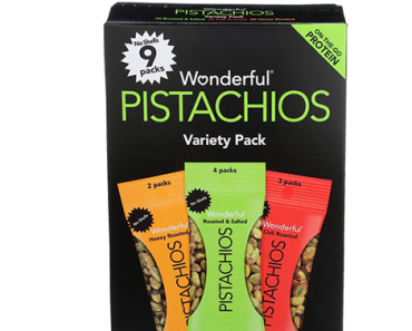 Wonderful Pistachios No Shell Nuts, Variety Pack, 9 Count – Just $6.36!