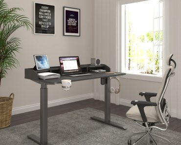 Mainstays Height Adjustable Standing Desk – Only $81.51!