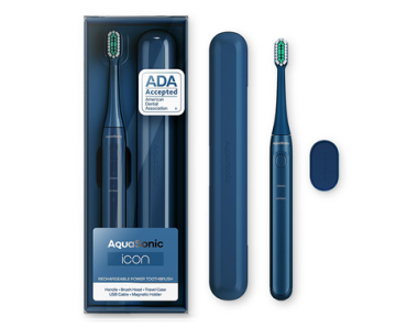 AquaSonic Icon Rechargeable Power Toothbrush – Just $15.99!