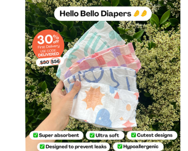 Labor Day Sale! Get 30% Off Your First Diaper Bundle + a Free Gift + Free Shipping and $10 Off Your Next 2 Deliveries!