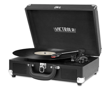 Victrola Journey Bluetooth Portable Suitcase Record Player with 3-speed Turntable & Built-in Speakers – Just $19.86!