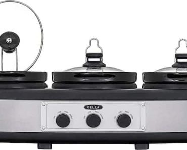 Bella 3 x 1.5-Quart Triple Slow Cooker – Just $34.99!