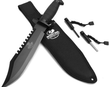 Mossy Oak Survival Knife with Sheath – Only $15.99! Great Tool for Camping!