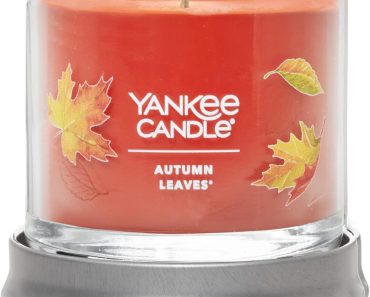 Yankee Candle Autumn Leaves Scented Signature Candle – Only $6.50!