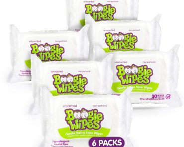 Saline Nose Wipes by Boogie (Pack of 6) – Only $16.15!