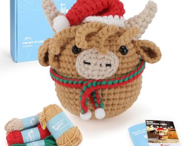 Cudroza Christmas Crochet Kit for Beginners – Only $12.49!