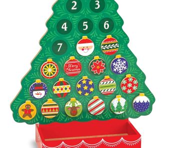 Melissa & Doug Countdown to Christmas Wooden Advent Calendar – Only $17.19!