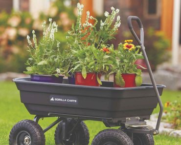 Gorilla Carts Poly Garden Dump Cart – Only $98!