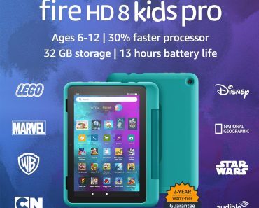 Amazon Fire HD 8 Kids Pro Tablet – Only $74.99!