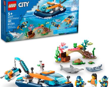 LEGO City Explorer Diving Boat Ocean Building Toy – Only $23.49!