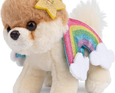 The World’s Cutest Dog Rainbow Plush Pomeranian – Only $9.80!