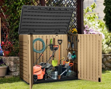 YITAHOME Outdoor Horizontal Storage Shed – Only $199.99!