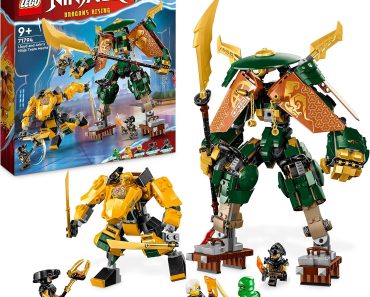 LEGO NINJAGO Lloyd and Arin’s Ninja Team Mechs Building Toy Set – Only $55.99!