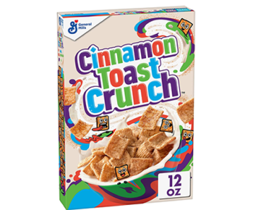 Cinnamon Toast Crunch, Breakfast Cereal, Cinnamon Sugar Squares, 12 oz – Just $2.69!