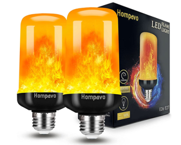 LED Flame Light Bulbs Halloween Decorations – 2 Pack – Just $18.79!