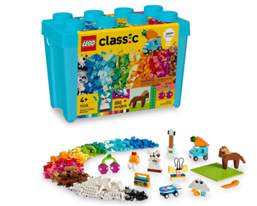 LEGO Classic Vibrant Creative Brick Box with a Unicorn, Skateboard, Guitar, Plane & More 11038 – Just $41.99! Prime Big Deal Days 2024!