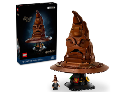 LEGO Harry Potter Talking Sorting Hat, with 31 Randomized Sounds, 76429 – Just $86.59!