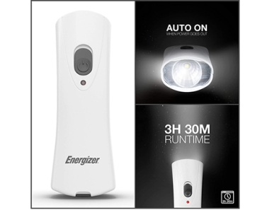 ENERGIZER Compact Rechargeable Emergency LED Plug-in Power Outage Light – Just $11.70!