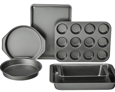 Amazon Basics 6 Piece Nonstick, Carbon Steel Oven Bakeware Baking Set – Just $13.89! Prime Big Deal Days 2024!