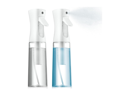 2 Pack Continuous Spray Bottles – Ultra Fine Mist Sprayers – Just $6.99!