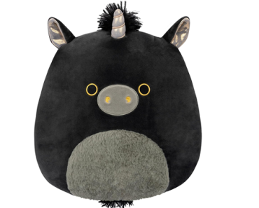 Squishmallows Original 12-Inch Nicolita Black and Gold Unicorn – Just $15.99!