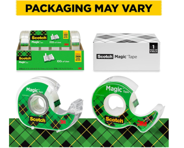 Scotch Magic Tape, Invisible, 6 Rolls with 6 Dispensers – Just $6.47! Prime Big Deal Days 2024!