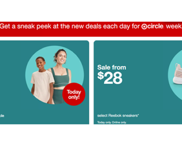 The TARGET CIRCLE WEEK SALE! Today only deals!