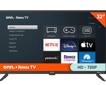 onn. 32” Class HD LED Roku Smart TV – Just $88.00!