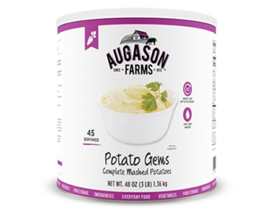 Augason Farms Potato Gems Complete Mashed Potatoes No. 10 Can – Just $13.00!