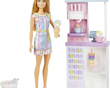 Barbie Careers Playset Ice Cream Shop Set – Only $10!