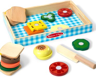 Melissa & Doug Wooden Sandwich-Making Pretend Play Food Set – Only $14.39!