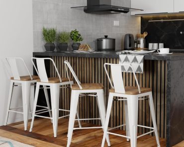 SIMPLIHOME Rayne Industrial Counter Height Stool (Set of 4) – Only $166.63!