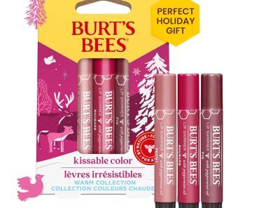 Burt’s Bees Shimmer Lip Tint Stocking Stuffers Set – Only $7.90! Black Friday Deal!