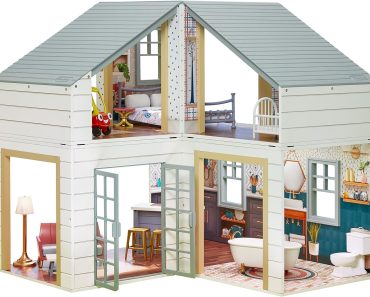 Little Tikes Real Wood Stack ‘n Style Dollhouse – Only $99.99!