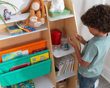 KidKraft Pocket Storage Wood Bookshelf – Only $46.99!