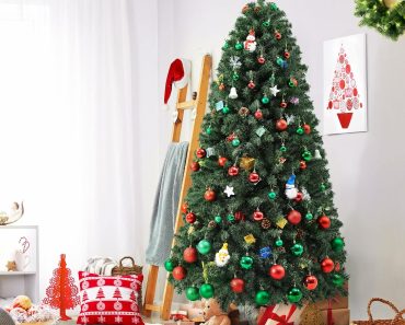 Premium Spruce Hinged Artificial Full Christmas Tree (6-ft) – Only $41.99!