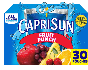 Capri Sun Fruit Punch Juice Drink Blend, 30 Count Box – Just $5.26!