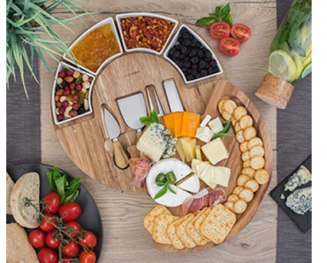 Charcuterie Board Set and Cheese Serving Platter – Just $42.49! Think Thanksgiving!