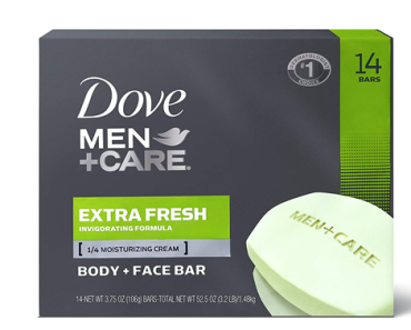 Dove Men+Care 3 in 1 Bar for Body, Face, and Shaving – 14 Count – Just $8.38!