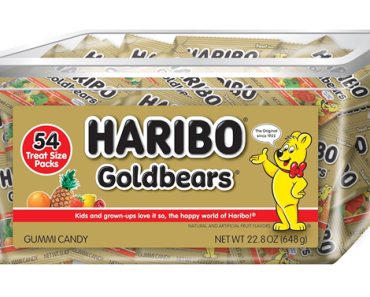 HARIBO Original Goldbears Gummy Bears, 54 Treat Size Packs – Just $6.75!