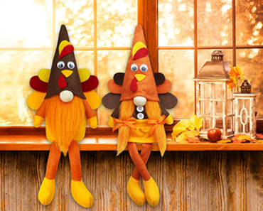 Fall Thanksgiving Gnome Decorations – Mr & Mrs Fall Turkey – Just $13.99!